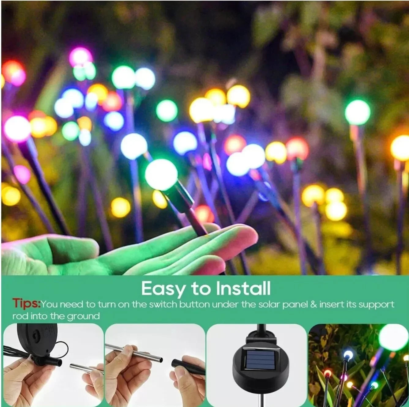 Firefly Glow Lights – Create a Magical Glow for Your Garden 💡