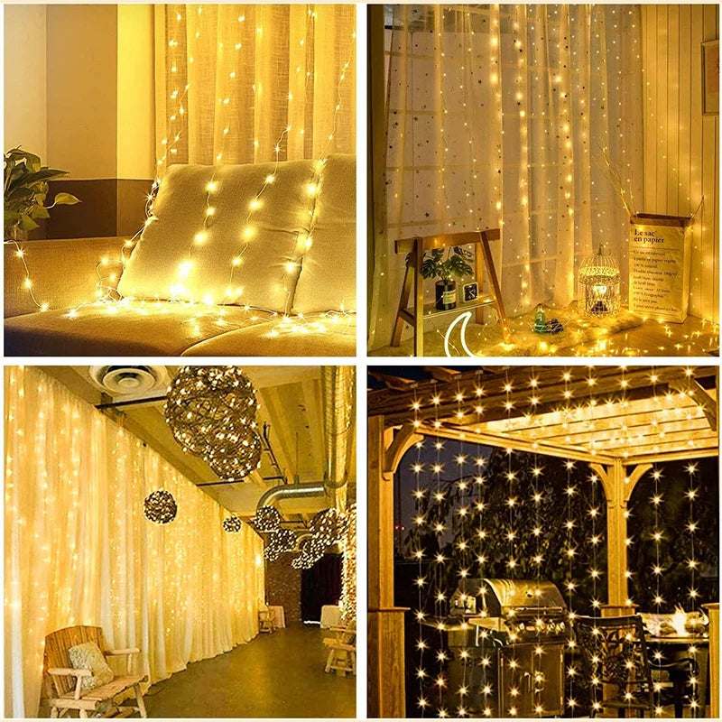 Starry Glow Curtain & Window Lights ✨