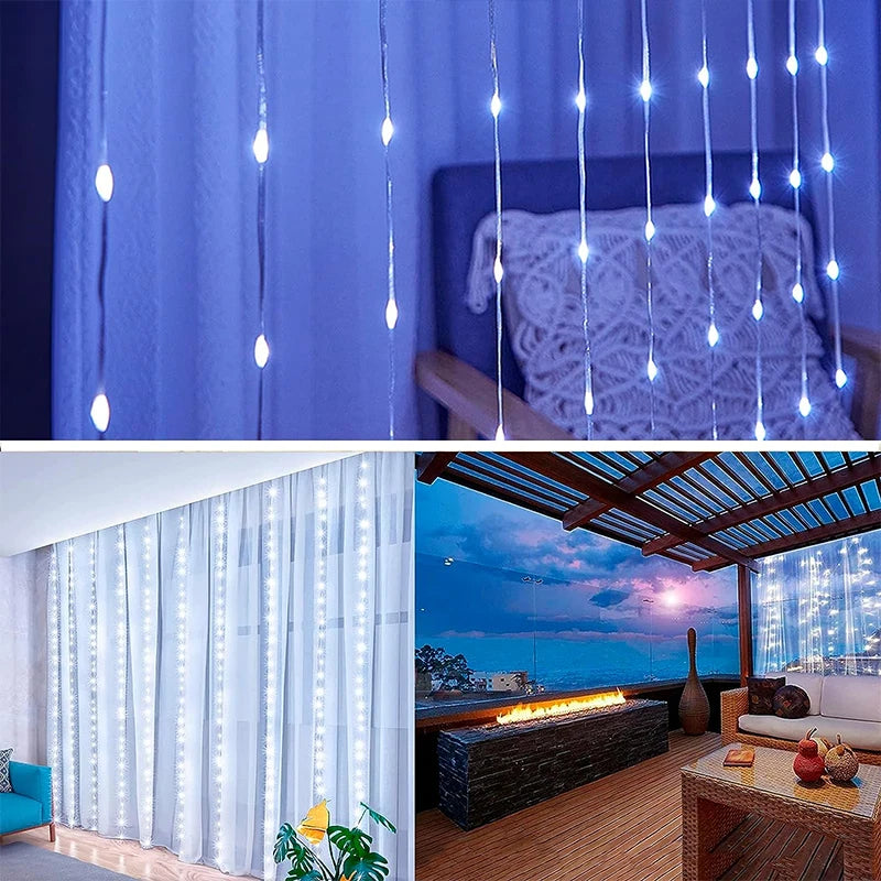 Starry Glow Curtain & Window Lights ✨