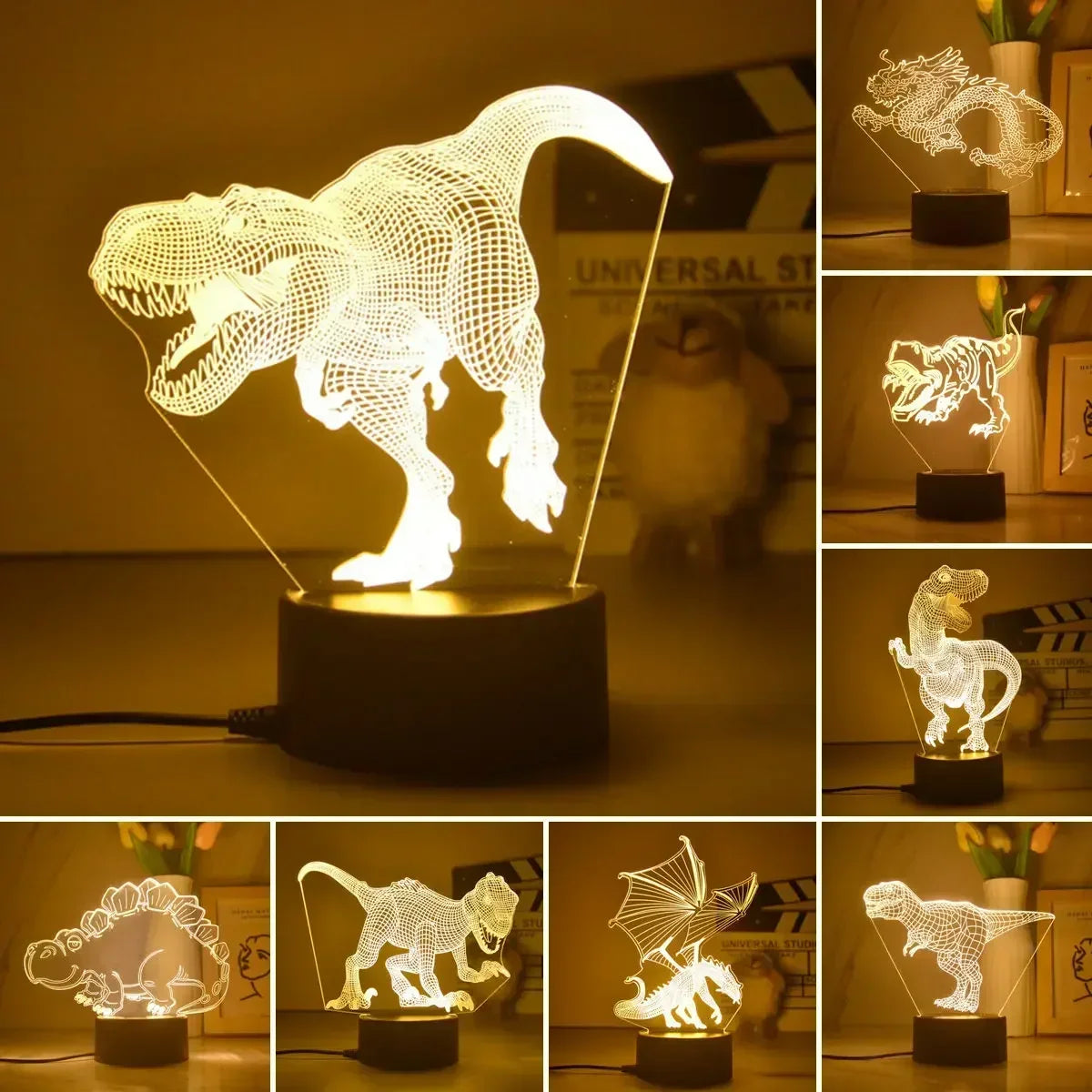 Dino 3D Night Light
