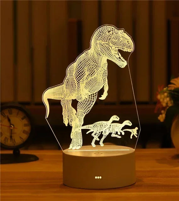 Dino 3D Night Light