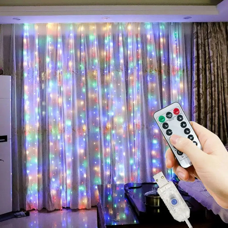 Starry Glow Curtain & Window Lights ✨