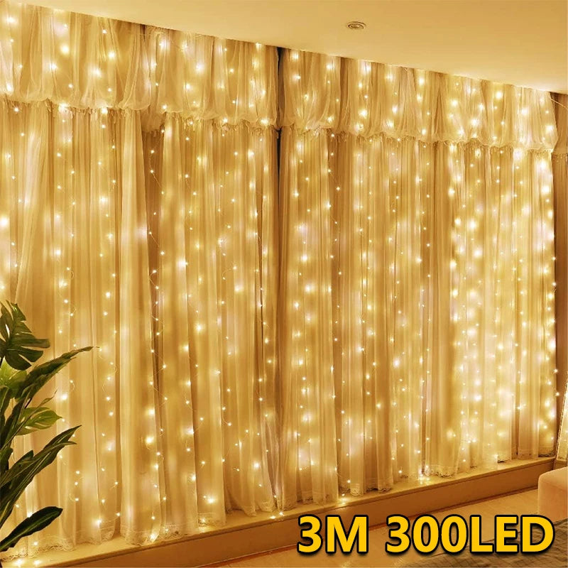 Starry Glow Curtain & Window Lights ✨