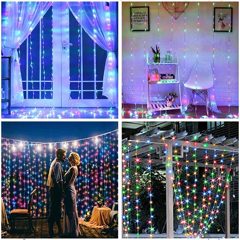 Starry Glow Curtain & Window Lights ✨